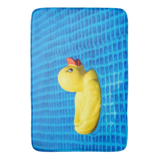 Geel Rubber Eend Bad, Thuis tapijt of Mat (Voorkant Verticaal)