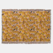 Geel Rubber Eucks Animal Patroon Deken (Voorkant)