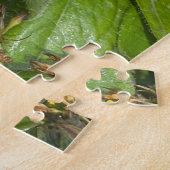 Geel Rudbeckia Flowers Roze Phlox en Bee Legpuzzel (Zijkant)