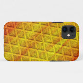 Geel ruitstaal 2 Case-Mate iPhone case (Achterkant (horizontaal))