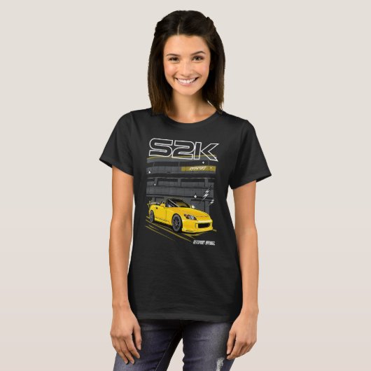 Geel S2K T-shirt (Voorkant volledig)