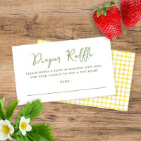 Geel & Salie Waterverf Luierraffle Baby Shower