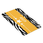 Geel Sassy Star Zebra Premium Magnet Magneet (Rechterzijde)