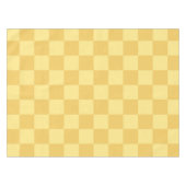 Geel Schaakbord Patroon Tafelkleed (Voorkant (Horizontaal))