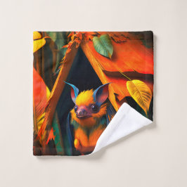 Geel schepsel washandje