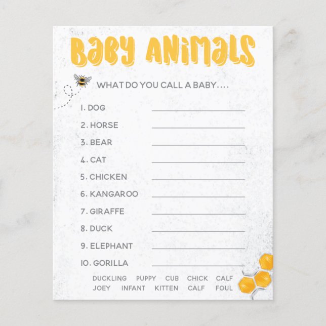 Geel schoeisel voor baby's met zoete honingbijen (Voorkant)