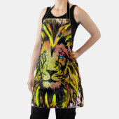 Geel Schort van de Lion Head - Lion Face Schort (Insitu)