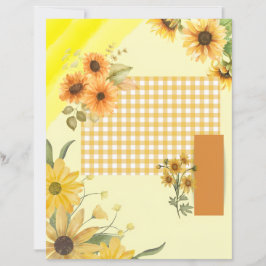 Geel scrapbookpapier