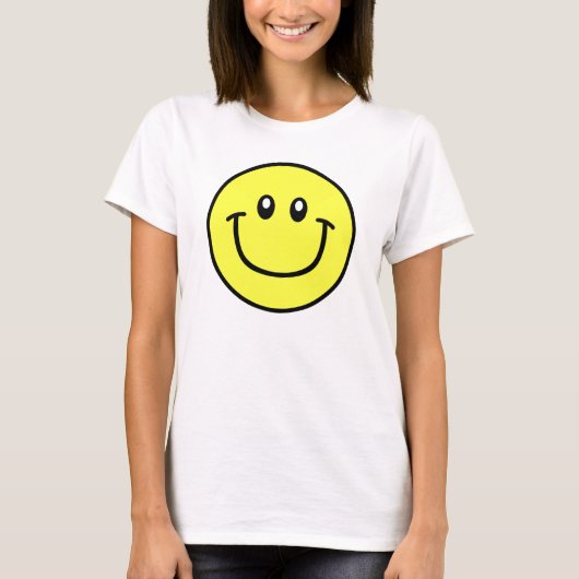 Geel Shirt 0003 voor glimlachen (Voorkant)