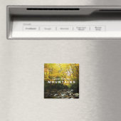 Geel Sinaasappel herfst grote rokerige bergmagneet Magneet (Insitu (Vaatwasser))