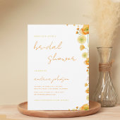 Geel Sinaasappel Levendige Zomertuin Vrijgezellenf Kaart