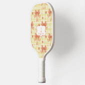 Geel Sinaasappel Vrouwelijke Coquette Bows Pickleball Paddle (Links)