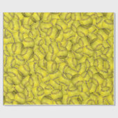 geel softball-collectie cadeaupapier (Vlak)