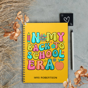 Geel spiraalnotitieboek voor leraar terug naar sch notitieboek