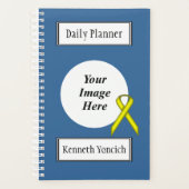 Geel standaardlintje door Kenneth Yoncich Planner (Voorkant)