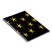 GEEL STARS NOTITIEBOEK (Rechterzijde)