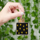 GEEL STARS SLEUTELHANGER (Hand)