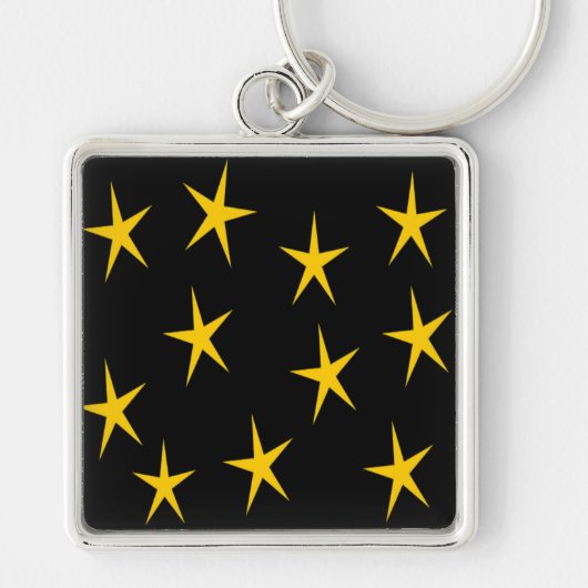 GEEL STARS SLEUTELHANGER (Voorkant)