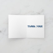 Geel Ster Bar Mitzvah Kaart (Binnen)