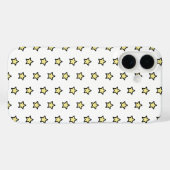 Geel Ster Patroon Minimalistische Sterren Case-Mate iPhone Case (Achterkant (horizontaal))