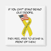 Geel steunlint.. magneet (Voorkant)