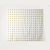 Geel stippelpatroon wandkleed (Voorkant (horizontaal))