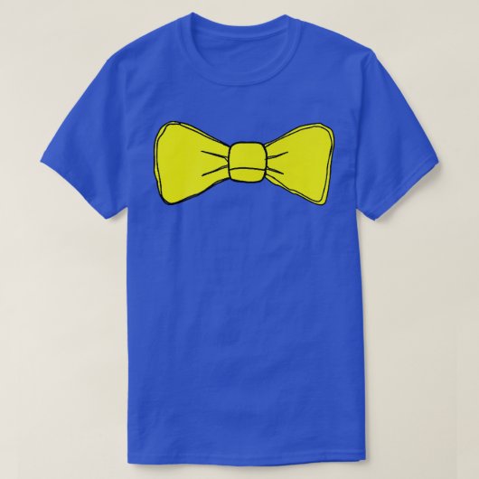 Geel Stropdas T Shirt (Design voorkant)