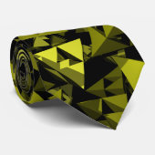 Geel Stropdas Tetrahedron (Opgerold)