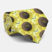 Geel Stropdas zonnebloem (Opgerold)