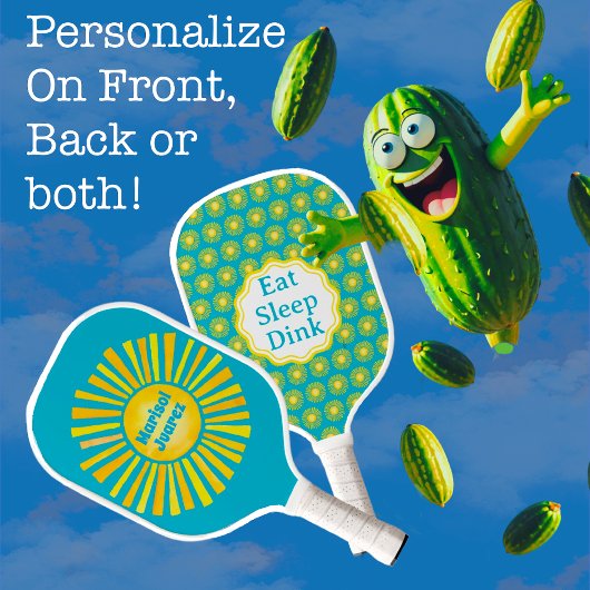 Geel Sun Caribbean Blue Pickleball Paddle