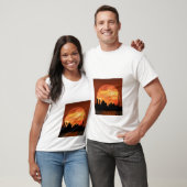 Geel Sunset T-shirt (Unisex)