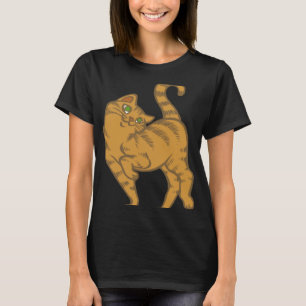 Geel Tabby Sinaasappel Tabby Cat Leuk Kat Kitteh T-shirt
