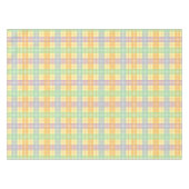 Geel tartan ruit tafelkleed (Voorkant (Horizontaal))
