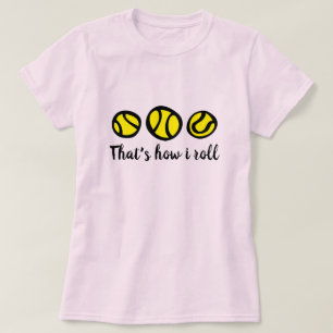 Geel Tennis Ball T Shirt   Zo ga ik werken