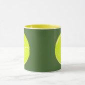 geel tennisbal mok (Midden)