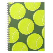 geel tennisbal notitieboek (Voorkant)