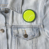 geel tennisbal ronde button 5,7 cm (In situ)