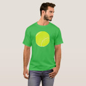 geel tennisbal t-shirt (Voorkant volledig)