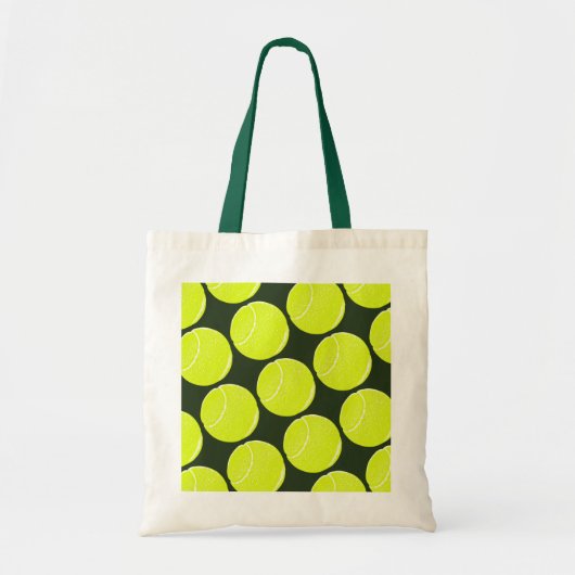 geel tennisbal tote bag (Voorkant)