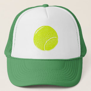 geel tennisbal trucker pet