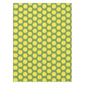 Geel tennisballpatroon kind Birthday party Tafelkleed (Voorkant)