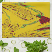 Geel Theedoek (Gevouwen)