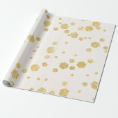 Geel thema inpakpapier (Uitgerold)