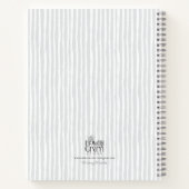 Geel-Thleed Baby shower Guest Book Notitieboek (Achterkant)