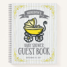 Geel-Thleed Baby shower Guest Book