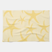 Geel tongpatroon. theedoek (Horizontaal)