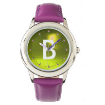 GEEL TOPAZ EDELSTEEN MONOGRAM