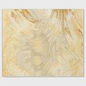 Geel  Toscaanse waterdamp Cadeaupapier (Vlak)