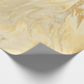 Geel  Toscaanse waterdamp Cadeaupapier (Hoek)