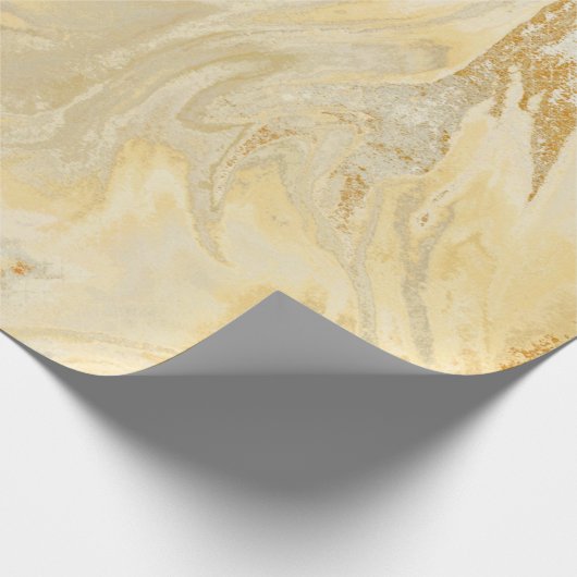 Geel Toscaanse waterdamp Cadeaupapier (Hoek)